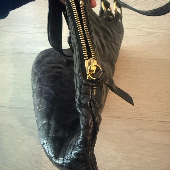 YSL Tribute Patent Leather Handbag Black - Picture 9 of 11